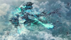 Clouds abstract digital art