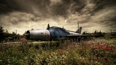 Clouds Aircraft abandoned skies