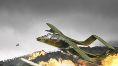 Clouds Aircraft air force skies combat fighter jets bronco