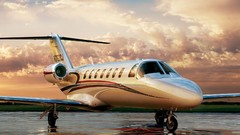 Clouds Aircraft aviation skies Cessna