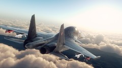 Clouds Aircraft aviation skyscapes Su-32FN/Su-34 Fullback