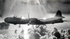 Clouds Aircraft grayscale monochrome