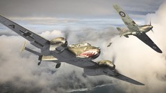 Clouds Aircraft jump falling World War II