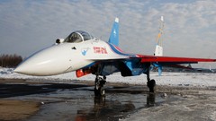 Clouds Aircraft military air force su-27 flanker