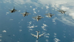 Clouds Aircraft planes f-16