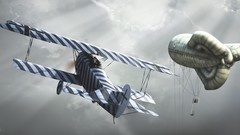 Clouds Aircraft War design easy Prey flying airplanes skies 