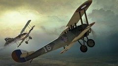 Clouds Aircraft War flying skies artwork art design