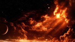 Clouds alien landscapes