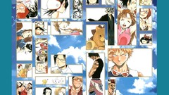 Clouds Anime hollow bleach kurosaki ichigo inoue orihime 