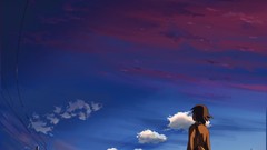 Clouds Anime Makoto Shinkai skies 5 centimeters per second