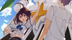 Clouds Anime notes school uniforms skies scans Robotics Notes 