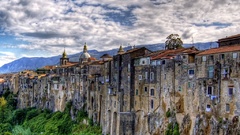 Clouds architecture buildings