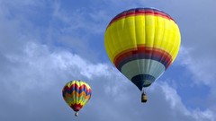 Clouds Balloons photograph