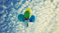 Clouds Balloons skyscapes