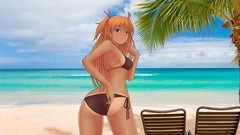 Clouds bikini tan lines