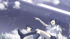 Clouds blue eyes grass