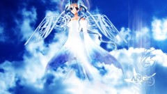 Clouds blue eyes long