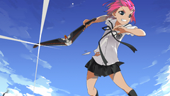 Clouds blue eyes school