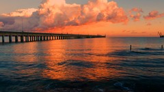 Clouds Bridges waterscapes