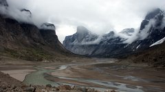 Clouds canyon rivers