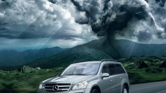 Clouds Car cars Mercedes