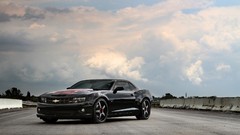 Clouds cars Chevrolet roads Camaro ss chevrolet camaro ss black 