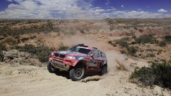 Clouds cars dirt BMW rally Dakar BMW X3