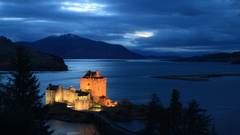 Clouds Castles hills Scotland