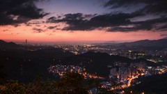 Clouds China City Lights cityscapes