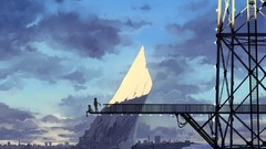 Clouds cities skies scenic