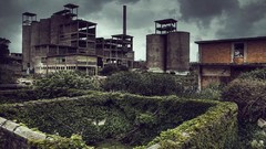 Clouds cityscapes factories Daniel Büttner