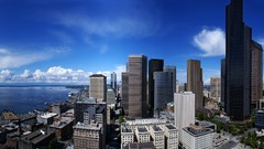 Clouds cityscapes urban