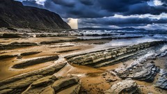 Clouds cliffs HDR Photography