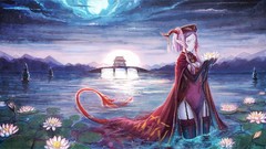 Clouds demons pink hair