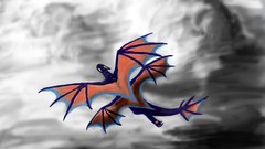 Clouds Dragons fantasy art