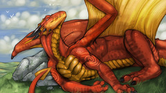 Clouds Dragons skyscapes tojo