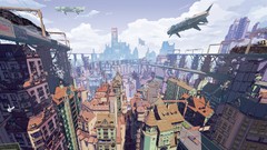 Clouds drawings cityscapes artwork scenic ArseniXC