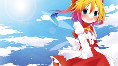 Clouds dress blush touhou sunny milk