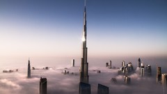 Clouds dubai burj khalifa