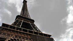 Clouds Eiffel Tower Paris