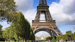 Clouds Eiffel Tower tower cityscapes