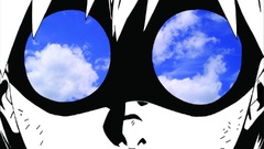 Clouds eyes black white