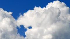 Clouds fluffy skies