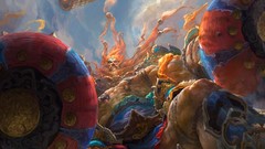 Clouds giant drawings