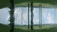 Clouds grass Desktopography