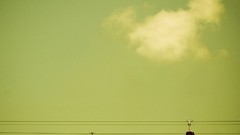 Clouds Green minimalistic