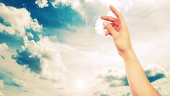 Clouds hands skyscapes arms