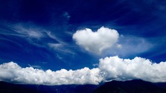 Clouds Hearts skies