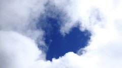 Clouds Hearts skies
