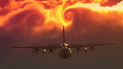 Clouds Hercules minimalistic artwork ac130